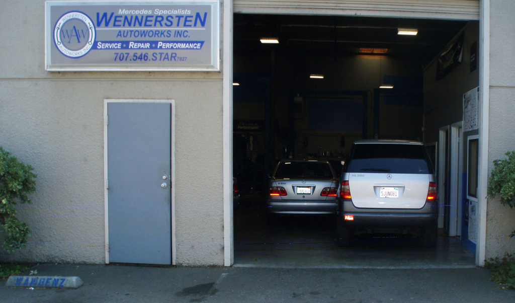 Wennersten Autoworks, Santa Rosa, Mercedes, auto repair car shop